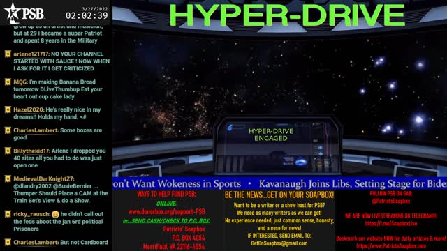 2022-03-27 00:00 EDT - Hyper-Drive "The Early Edition": with Thumper