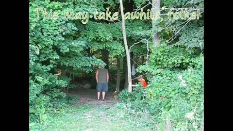 Chopping Down His First Tree