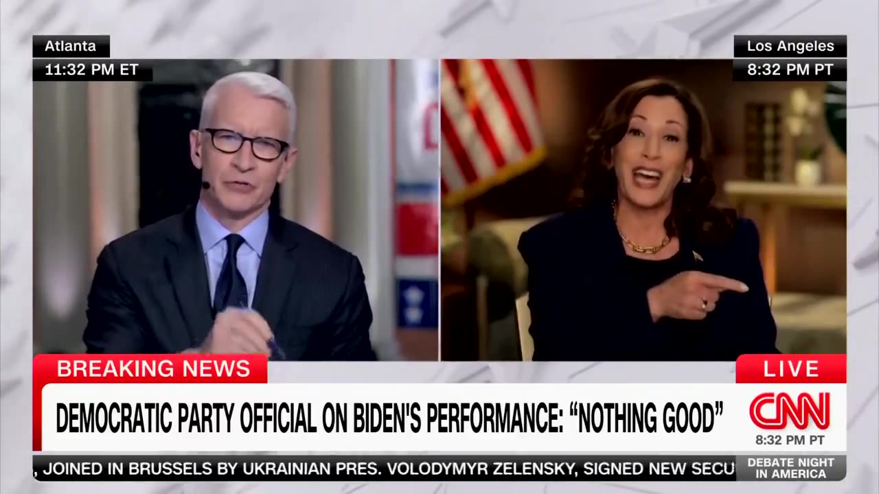 Kamala rivals Crooked Joe's humiliating meltdown with a meltdown of her own