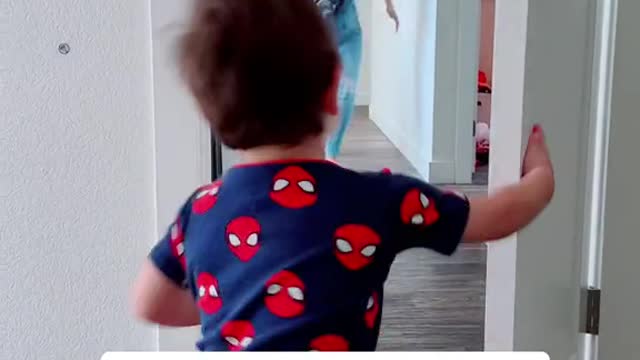 He sprayed his Latina mama with the water gun again
