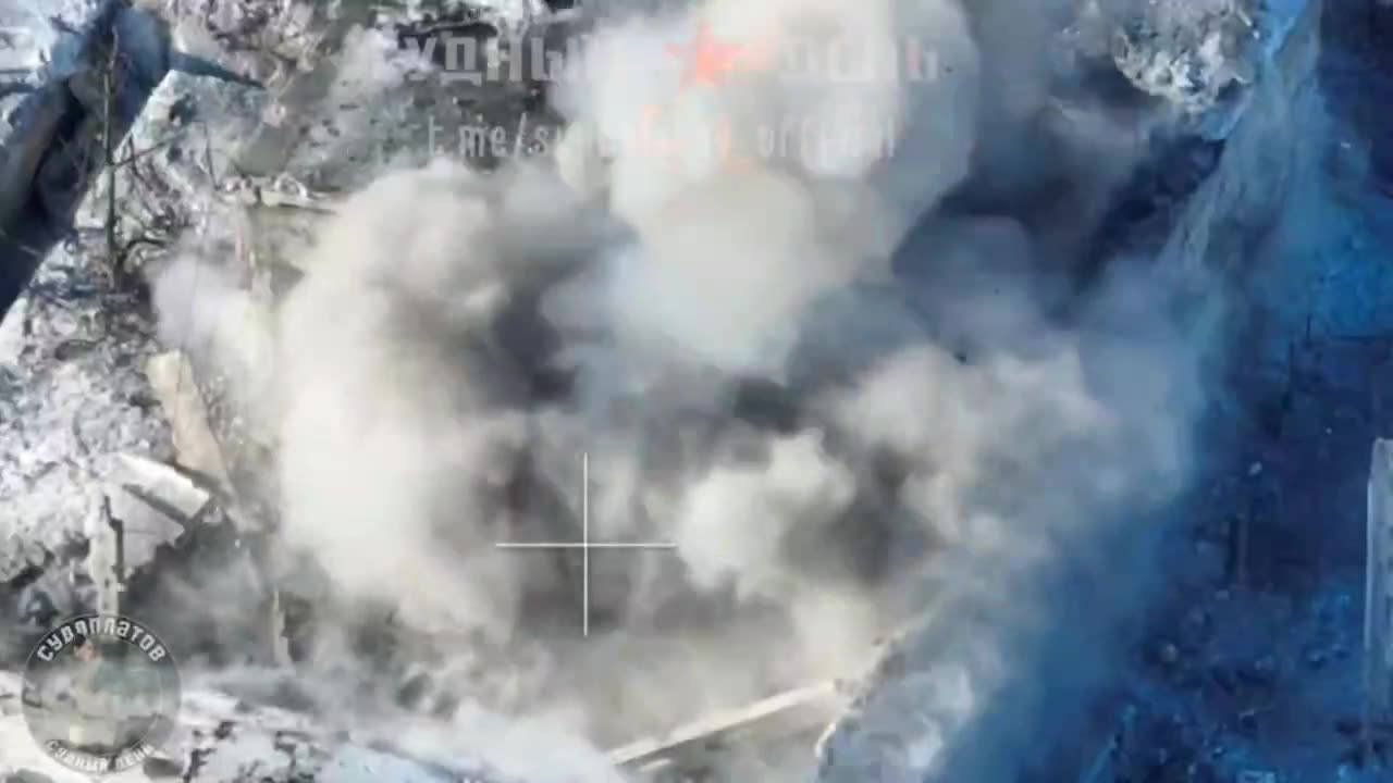 Russian forces using FPV drones on the Ukrainian Armed Forces positions
