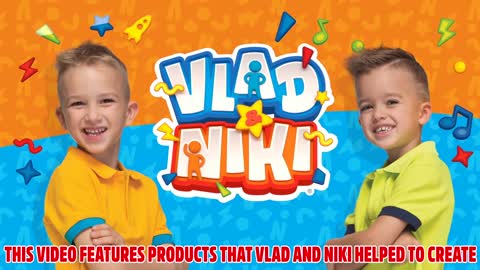 Vlad and Niki pretend play and decorate the Christmas tree