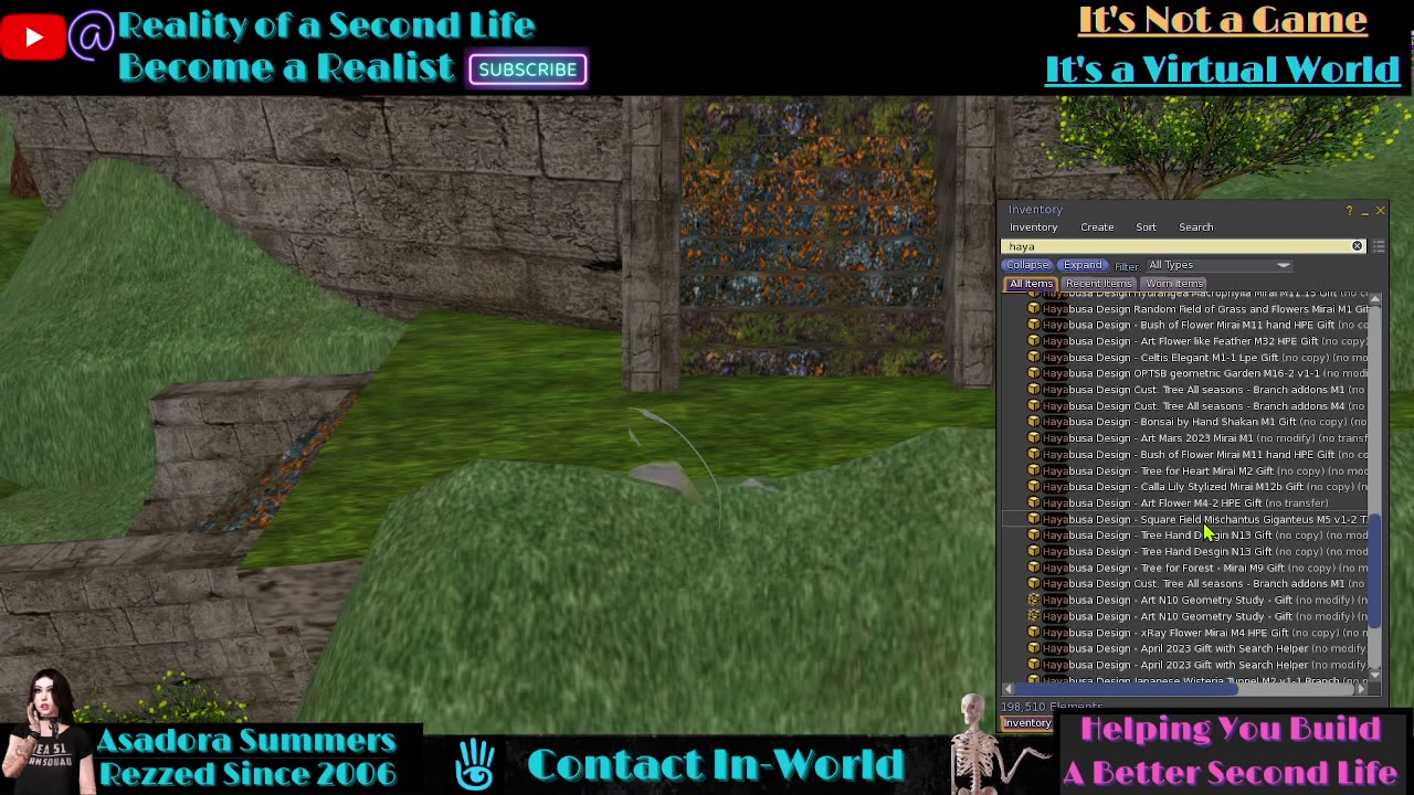 Building and Decorating in Second Life Evening LIVE Stream - Chat and Music