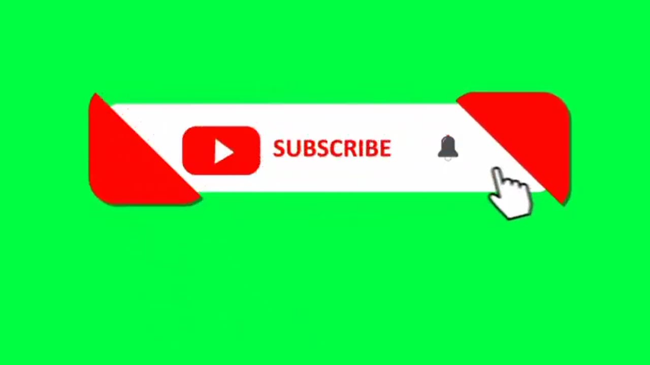 new subscribe button green screen