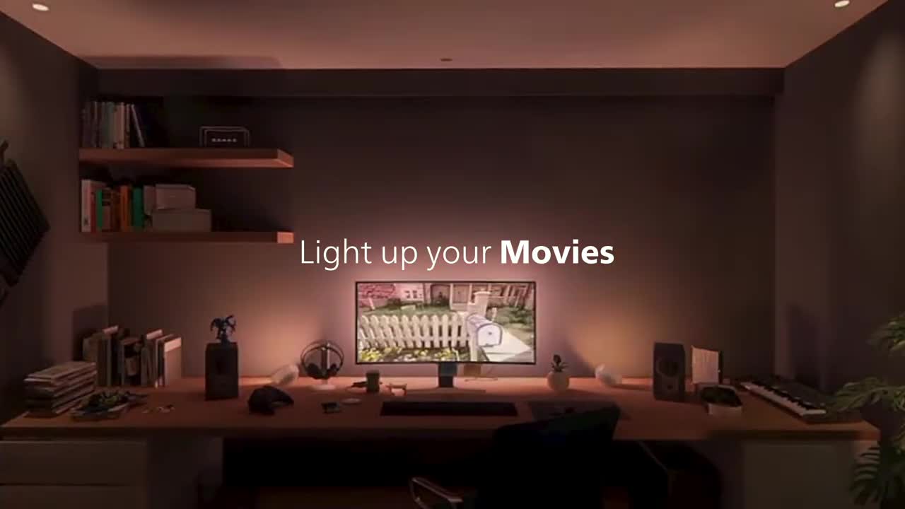 Philips Hue - Tingkatkan pencahayaan di area hiburan Anda!