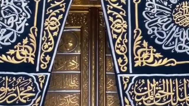 very close of Baitullah 🕋🌹||Baitullah wall and door of Baitullah 🕋🌹