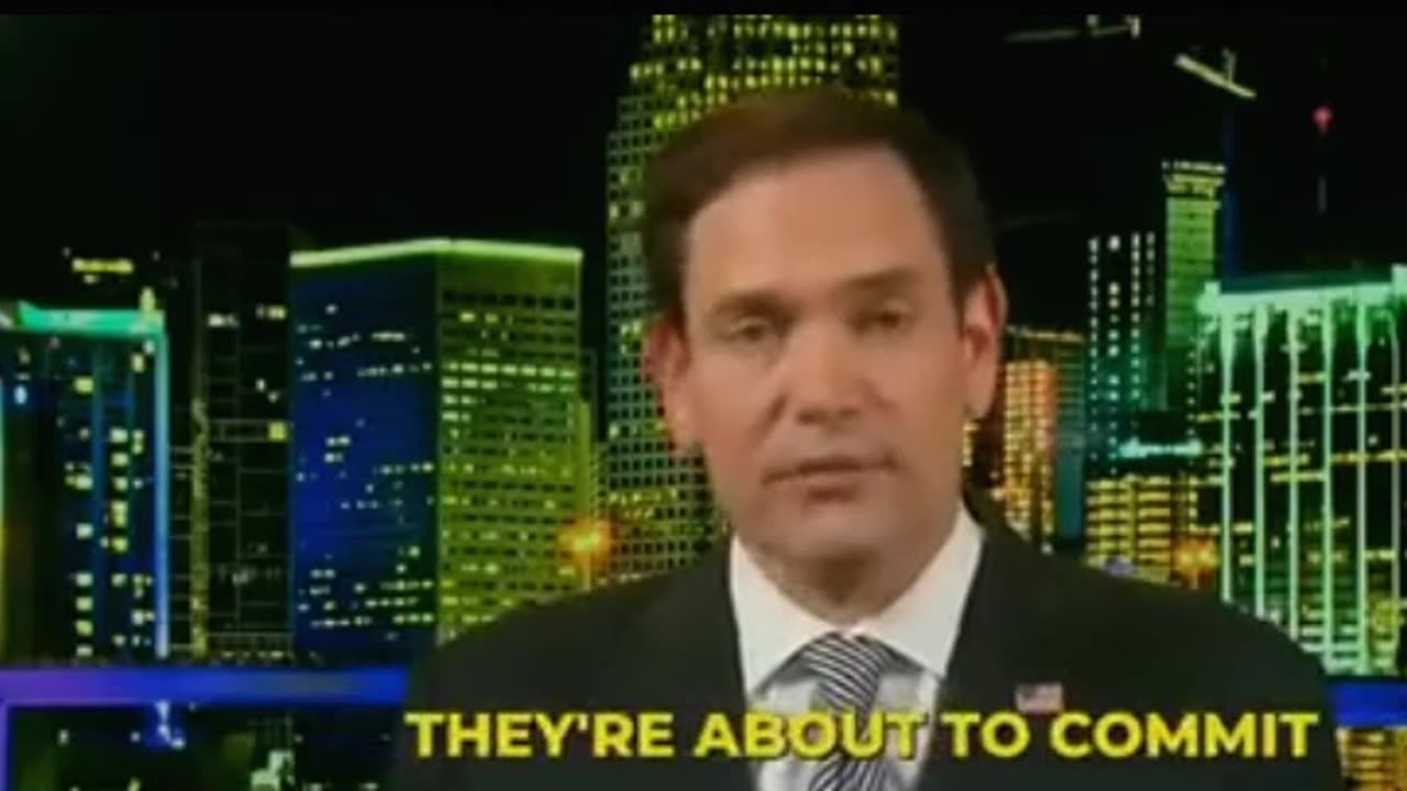 Marco Rubio on Societal Suicide