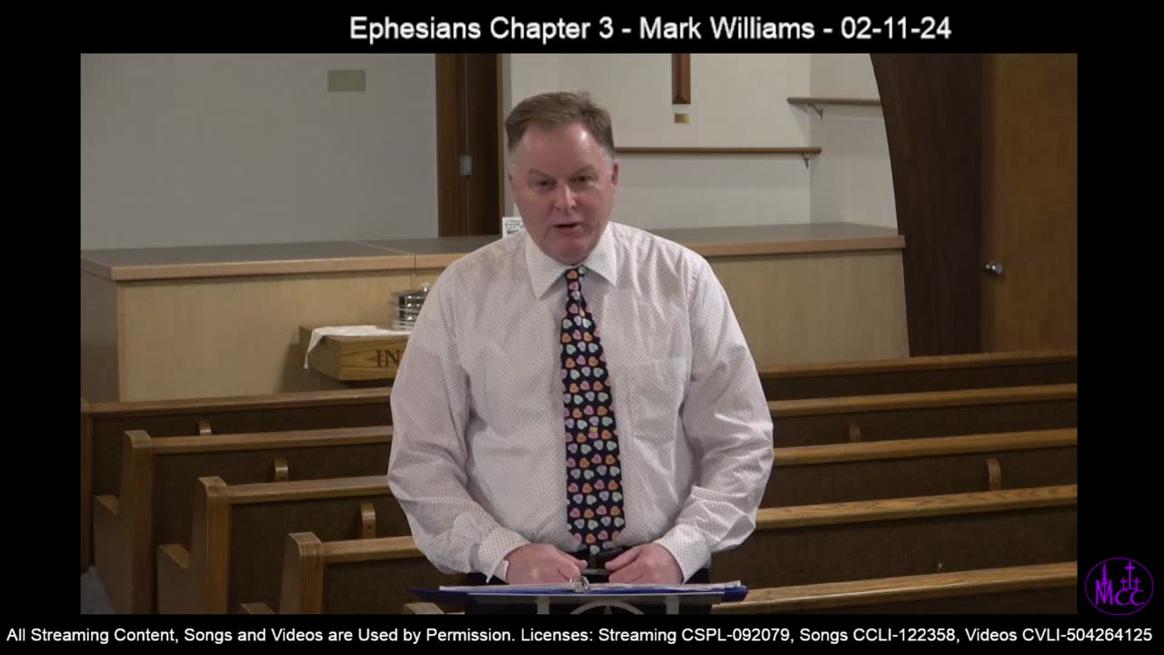 Ephesians Chapter 3 - Mark Williams - 02-11-24