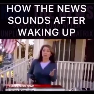 Listen to the news post waking us.