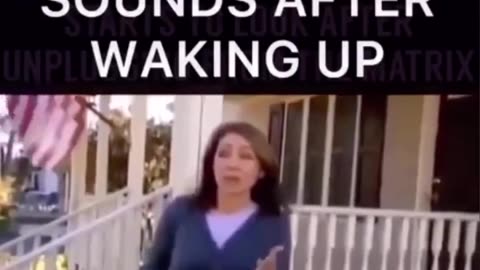 Listen to the news post waking us.