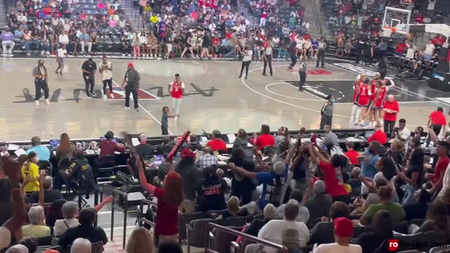 2 Chainz at the Atlanta Dream talking about the podcast with his son and the WNBA