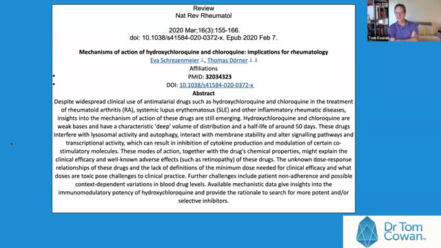 Hydroxychloroquine Webinar + Q&A from July 23rd, 2021