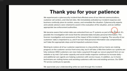 DIsh Got Hacked A Month Ago And They Still Aren't Telling Their Customers How Bad The Hack Is