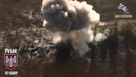 Russian Ammo and Mortar Detonates After Drone Strikes