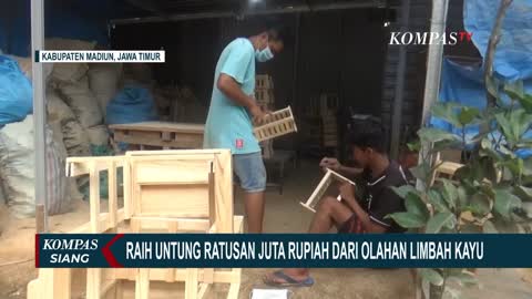 Olah Limbah Kayu Jadi Perabot Dapur Cantik, Perajin Asal Madiun Ini Raih Untung Ratusan Juta!