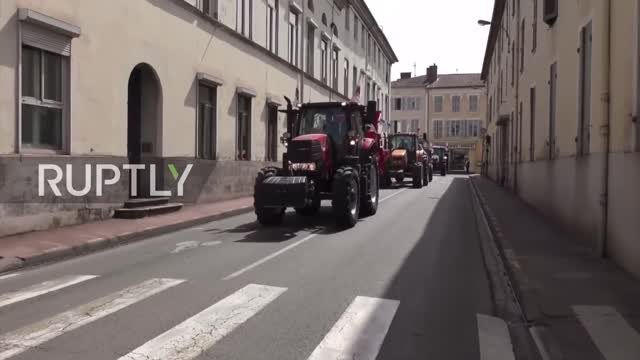 Farmers in France sending Clear Message to Lawmakers