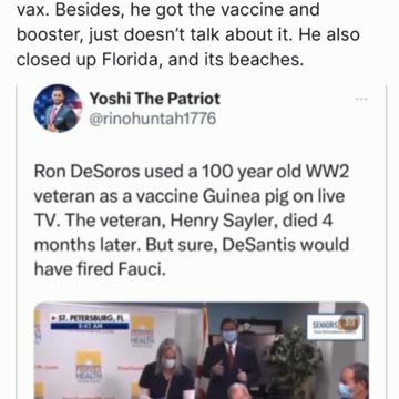 I forgot all about this | Trump has them fangs out today.