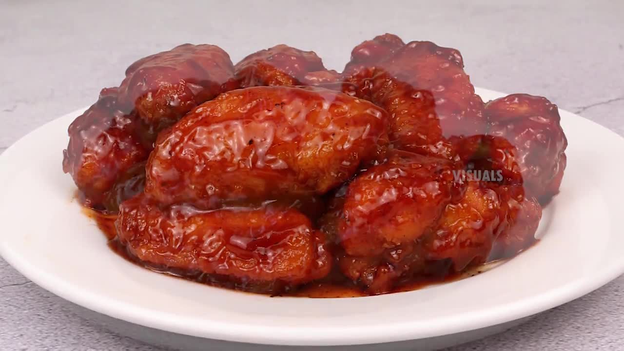 BBQ Chicken Recipe _ Honey BBQ Chicken Wings