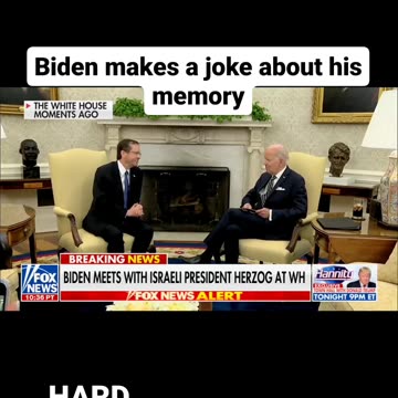 Biden Jokes About His Memory Loss