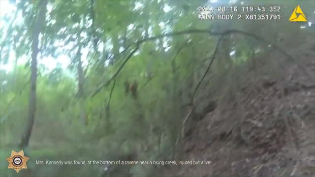 Police Bodycam Footage shows K-9 Officer Locating Missing Person In the Woods