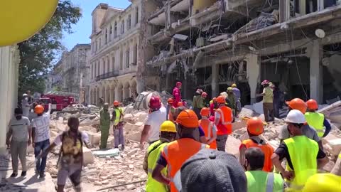 Gas leak blamed for Havana hotel blast