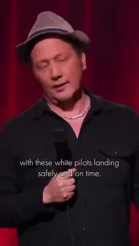 Rob Schneider smashes the airlines for hiring based on diversity