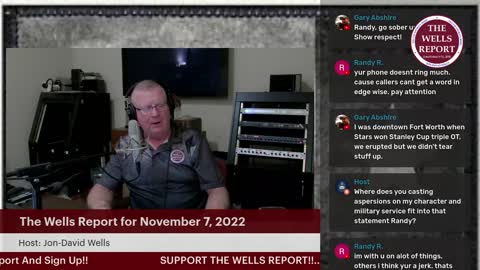 The Wells Report for Monday, November 7, 2022