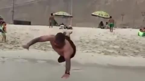 Stupid to the point of a drunk man Man fail Funny You Never See This Before