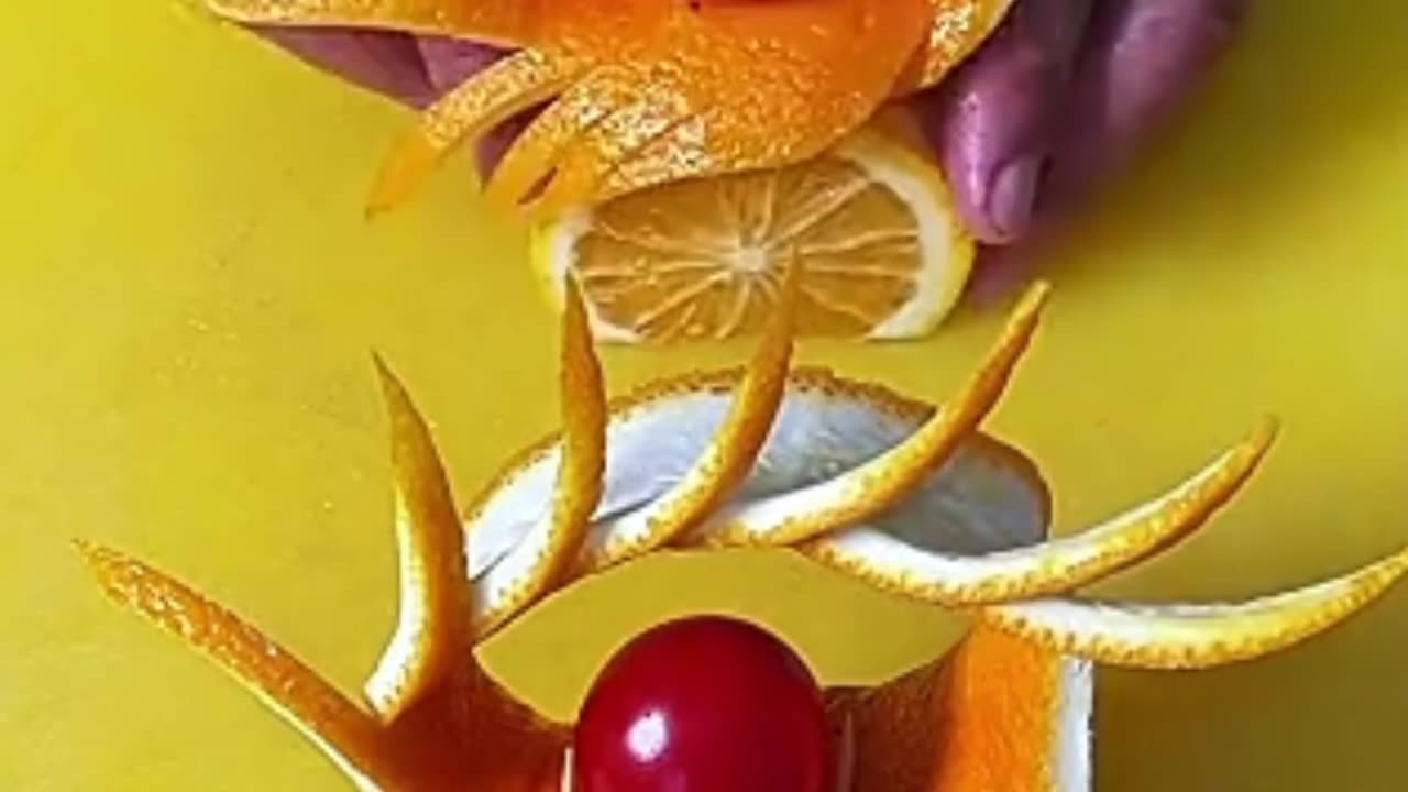 Orange fruits design
