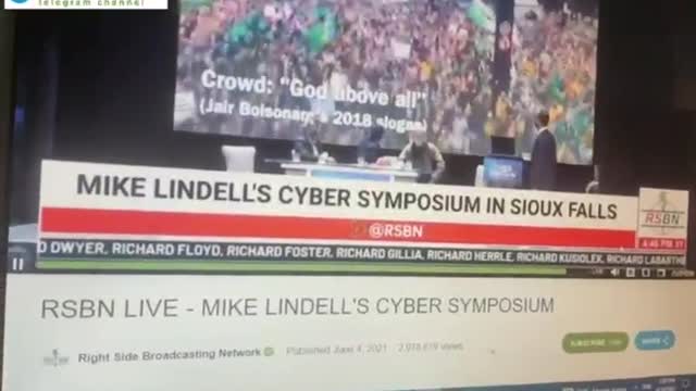 Mike lindell's cyber symposium 3M views online !!! right now