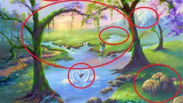 IQ test how many hearts are there in picture