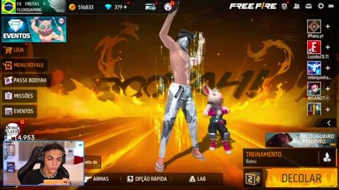 FREITAS FEZ A MELHOR COMBINAÇÃO COM A NOVA SKIN DO DEMON SLAYER INOSUKE NO FREE FIRE