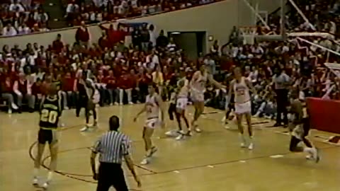 February 19, 1989 - College Basketball: Michigan at Indiana (Joined in Progress)