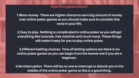 Online Poker-Why right site is important