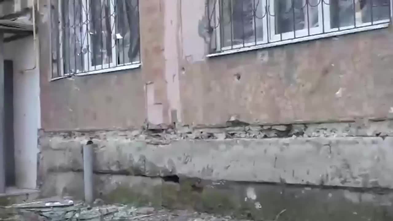 .Ukrainian military fired at a residential building in Makeyevka