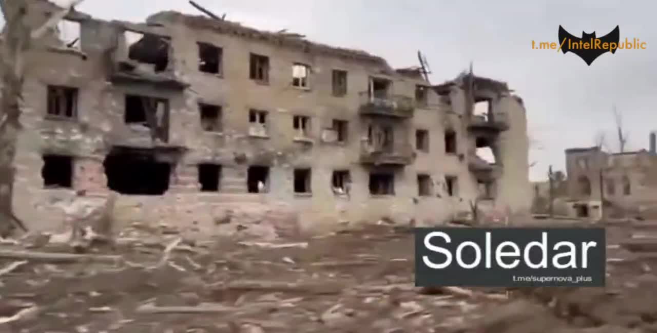 New footage shows total destruction in Soledar