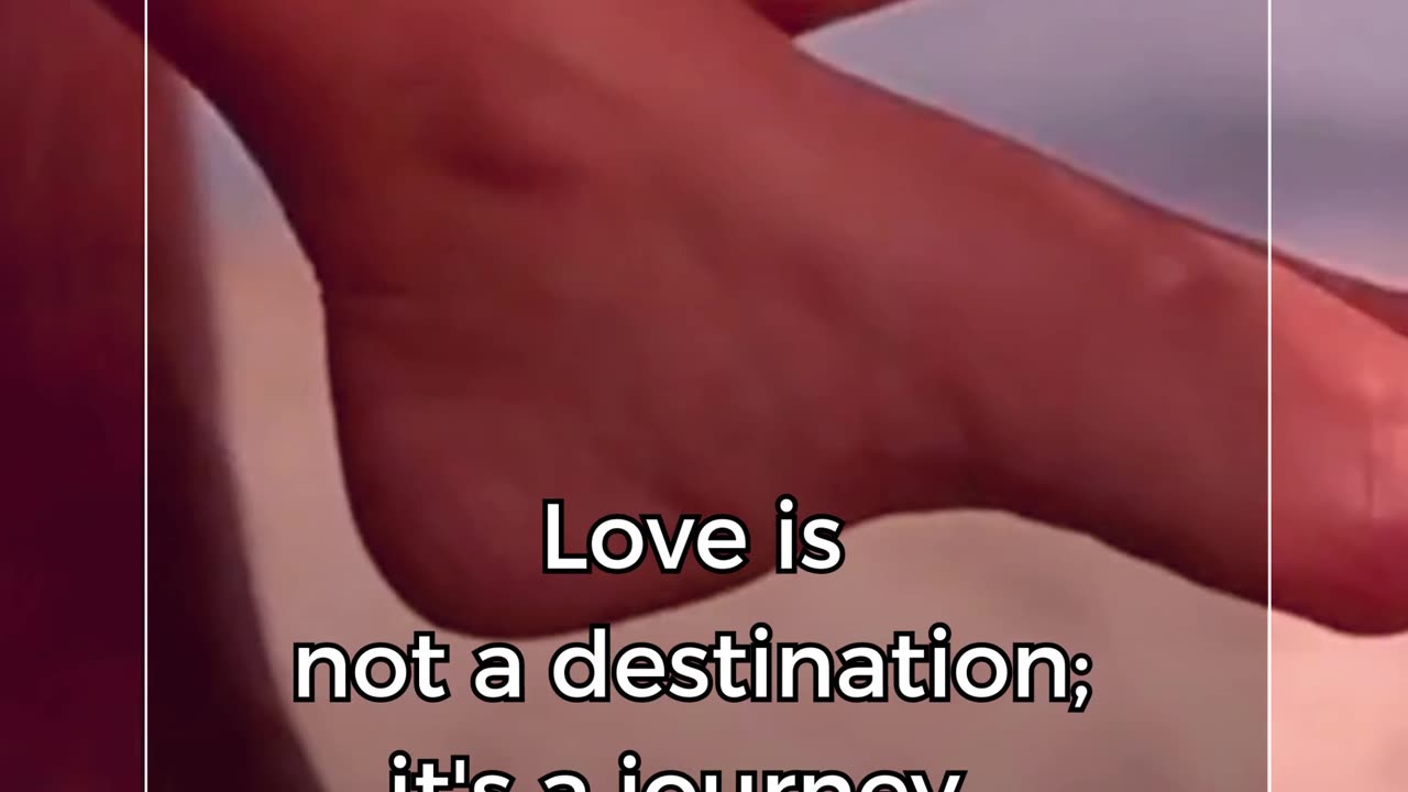 Love is not a destionation..... #lovefact #facts #factorfake