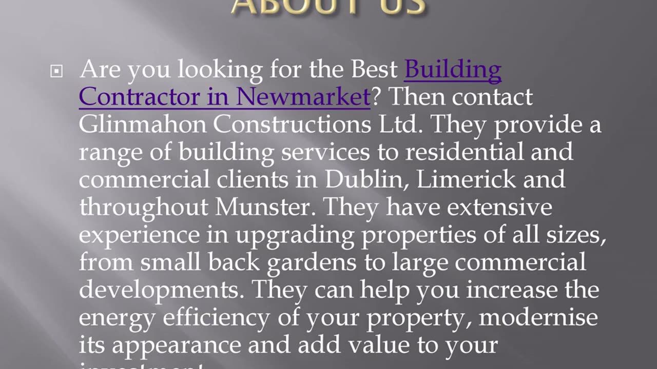 Best Building Contractor in Newmarket