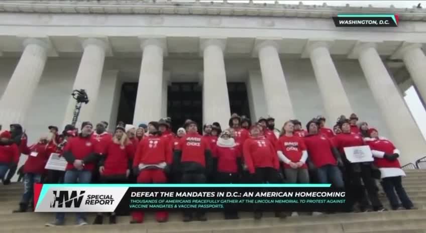 Firefighters around the nation in DC to push back on the unconstitutional mandates