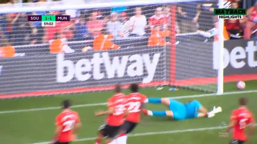 manchester united vs southampton highlights goal