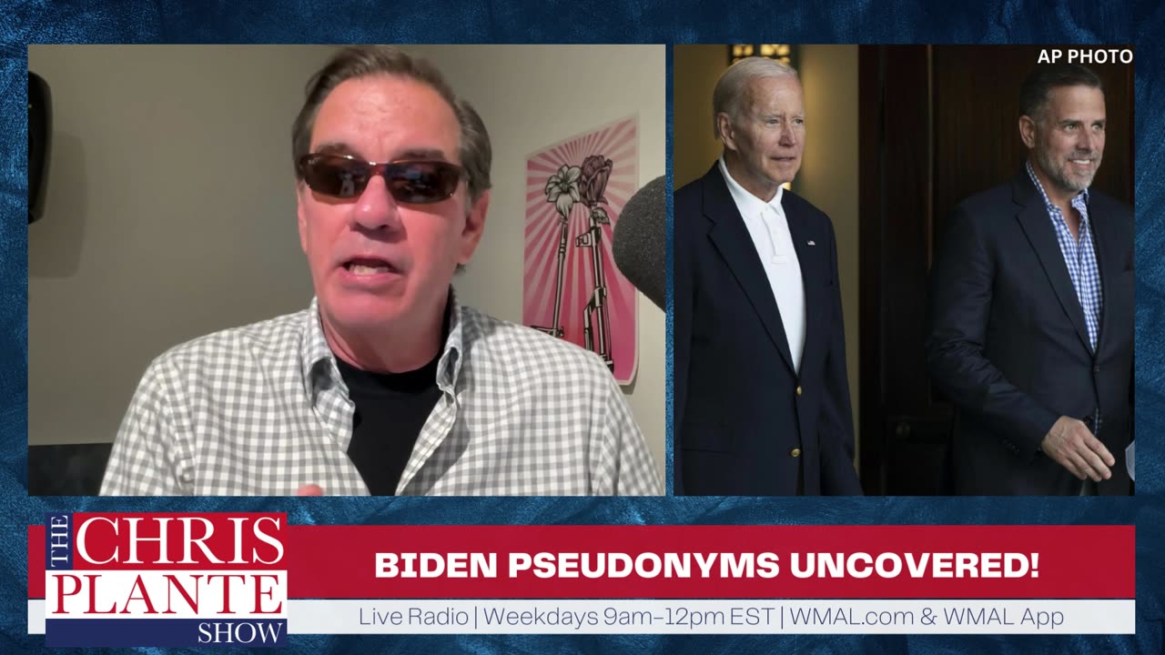 Biden Pseudonyms Uncovered | August 17, 2023 | The Chris Plante Show