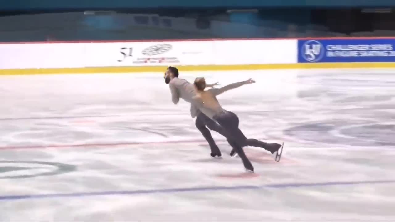 *Scary Fall - Please Beware* - Ashley CAIN / Timothy LEDUC, GOLDEN SPIN ZAGREB PAIRS FS Dec. 7, -14