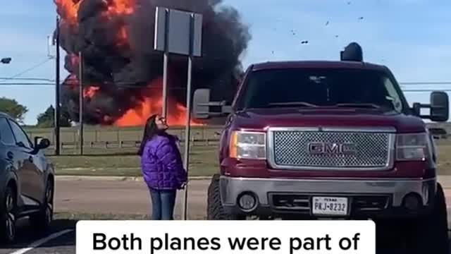 Six dead after two planes collide in midair at an air show in Dallas