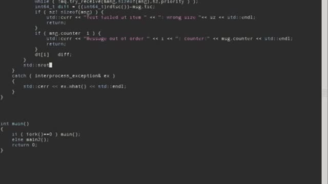 Evaluating boost message queue for performance