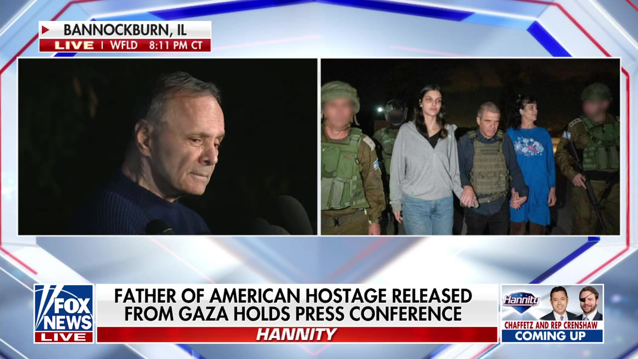 Father of released US hostage speaks out