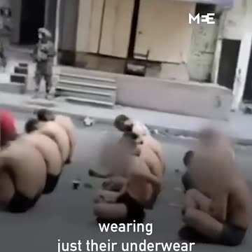 Middle East Eye: 'Shocking pictures'- BBC reporter on stripped detainees in Gaza - 2023