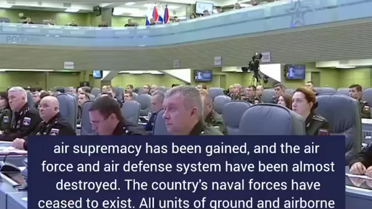 Shoigu is no longer confident of victory.