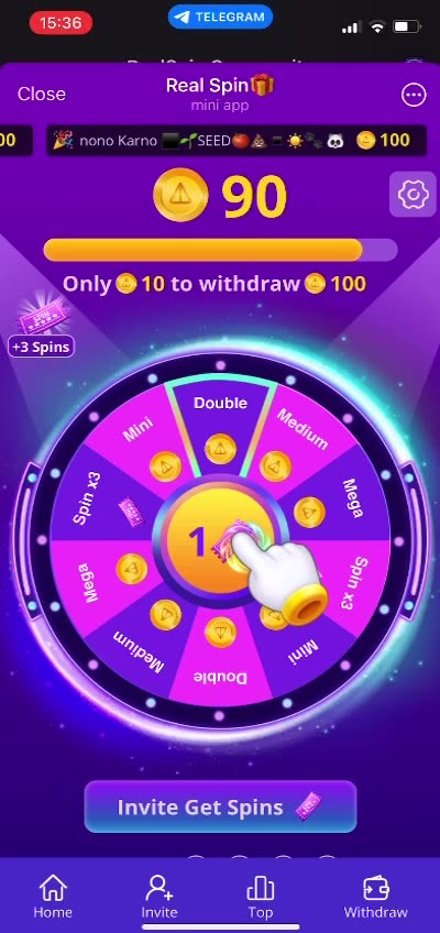 Real Spin And Win Coin - Mobile Kids Game