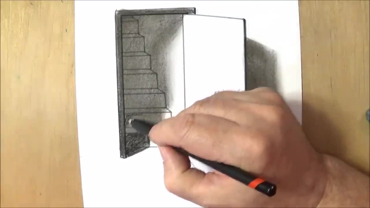 The Door Illusion - Magic Perspective with Pencil