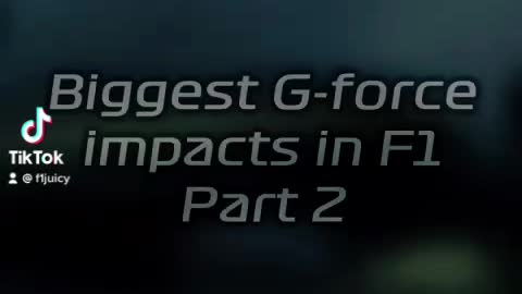 Biggest G-Force impacts in F1 pt2